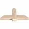 Ekena Millwork Eugene Smooth Timber Gable Bracket, Douglas Fir, 36"W x 19"H x 3 1/2"D x 5 1/2"F, 13/12 Pitch GBW036X19X0406EUG00SDF - alternate 3